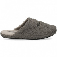 Calzado de Casa Textil Rizado Gris  TOMMY HILFIGER