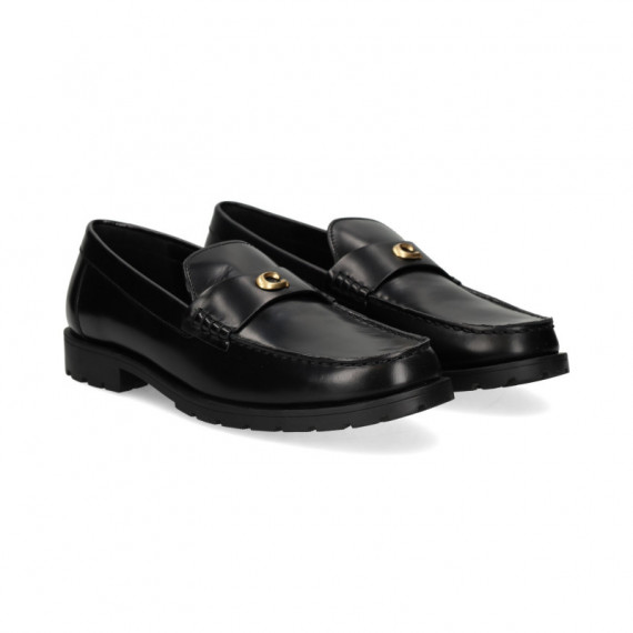 Mocasin Piel Negro  COACH