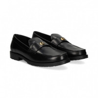 Mocasin Piel Negro  COACH