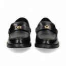 Mocasin Piel Negro  COACH