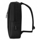 MOCHILA PHOENIX MICHIGAN 15.6 BLACK + CABLE USB