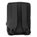 MOCHILA PHOENIX MICHIGAN 15.6 BLACK + CABLE USB