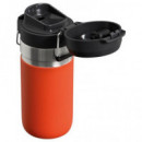 STANLEY Botella Termo 0.47L Quick Flip 7HRS Frio, 30HRS con Hielo 5HRS Caliente Color Naranja