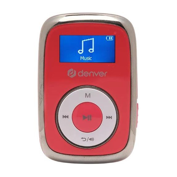 DENVER Reproductor MP3 16GB Rojo/blanco MPS-316R