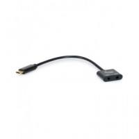 EQUIP Adaptador Tipo C/m a 2XMINI Jack 3.5MM