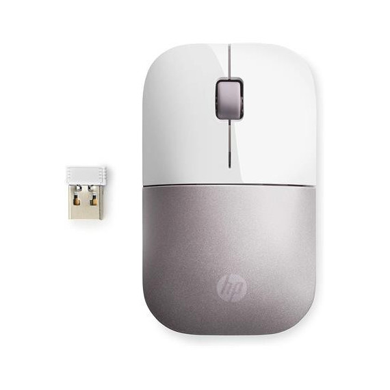 HP Raton Inalambrico Z3700 Blanco/rosa