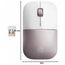 HP Raton Inalambrico Z3700 Blanco/rosa