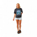 Camiseta Heritage Slow Down  RIP CURL