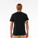 Camiseta de Manga Corta Surf Revival Capture  RIP CURL