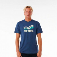 Camiseta de Manga Corta Surf Revival Capture  RIP CURL