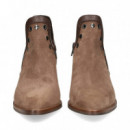 Botin Cowboy Tachas ante Marron  VEXED SHOES COMPANY