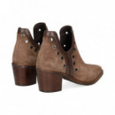 Botin Cowboy Tachas ante Marron  VEXED SHOES COMPANY