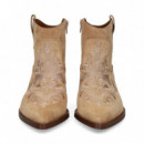 Bota Cowboy ante Beige  ALPE