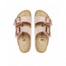 Sandalias Arizona Bf Shiny Lizard Narrow  BIRKENSTOCK