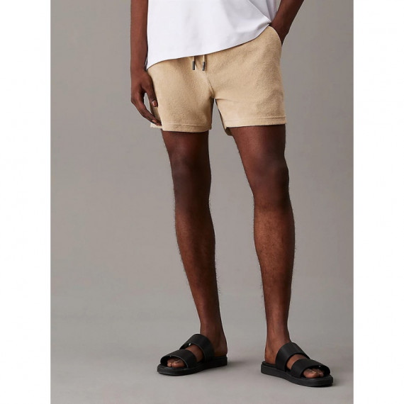 Towelling Shorts Travertine  CALVIN KLEIN