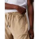 Towelling Shorts Travertine  CALVIN KLEIN