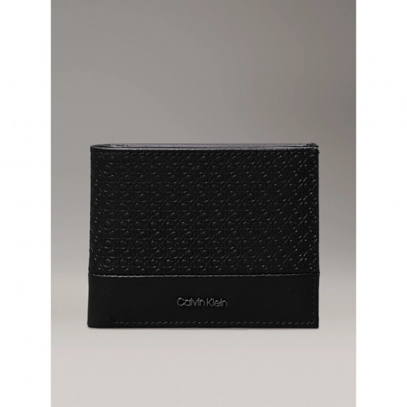 Nano Mono Bifold 5CC W/coin Black Nano M  CALVIN KLEIN