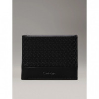 Nano Mono Bifold 5CC W/coin Black Nano M  CALVIN KLEIN