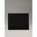 Nano Mono Bifold 5CC W/coin Black Nano M  CALVIN KLEIN