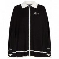 KARL LAGERFELD - Collar Cape - 999 - 246W2001/999