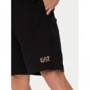 Shorts Black  EA7 EMPORIO ARMANI 7