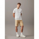 Monologo Badge Short Pale Khaki  CALVIN KLEIN