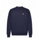 Jerséis y Sudaderas Sudadera POMPEII Emilio Navy Crewneck