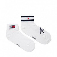 Pack de 2 Calcetines Quarter  TOMMY HILFIGER