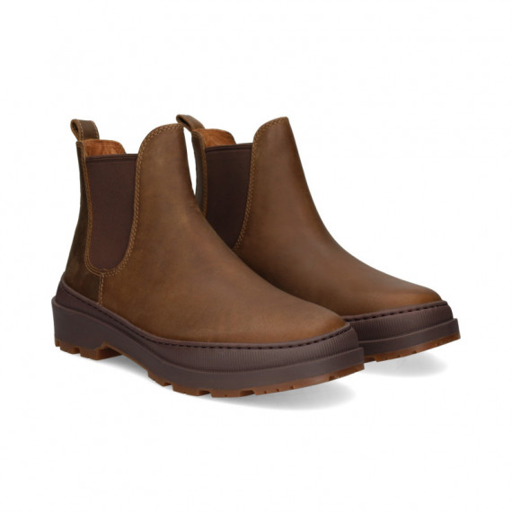 Botin Elastico ante Marron  CAMPER