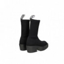 Botin Plataforma ante Licra Negro  CAMPER