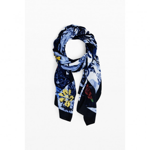 Foulard Denim Flores de DESIGUAL