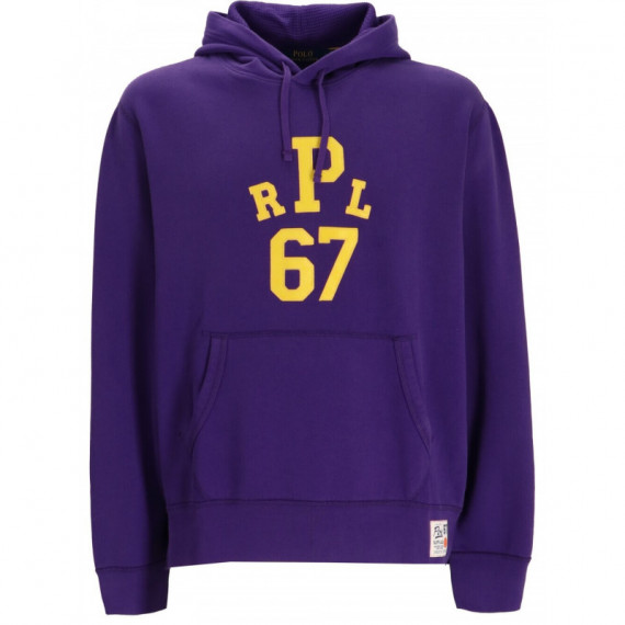 Polo RALPH LAUREN - POHOODM2-LONG Sleeve-sweatshirt - Chalet Purple - 710950758001/CHALET Purple