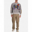 Polo RALPH LAUREN - LSCNVFM1-LONG Sleeve-sweatshirt - Andover Heather - 710950755001/ANDOVER Heather