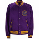 Polo RALPH LAUREN - Baseball Jkt-lined-bomber - Champion Purple X - 710949942001/CHAMPION Purple X