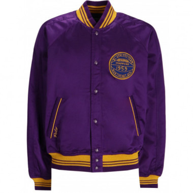 Polo RALPH LAUREN - Baseball Jkt-lined-bomber - Champion Purple X - 710949942001/CHAMPION Purple X