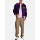 Polo RALPH LAUREN - Baseball Jkt-lined-bomber - Champion Purple X - 710949942001/CHAMPION Purple X