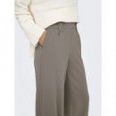 Pantalones Mujer Pantalones ONLY Klara Taupe Gray