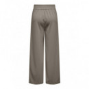 Pantalones Mujer Pantalones ONLY Klara Taupe Gray