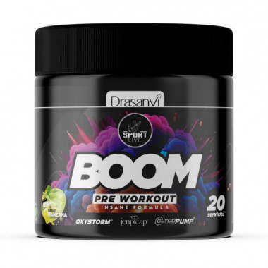 DRASANVI BOOM PRE ENTRENO 300 GR. MANZANA