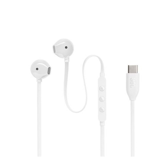 Auriculares JBL Tune 305C Usb-c Blanco