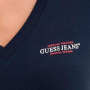 Camiseta Escote de Pico American Tradition Mini  GUESS