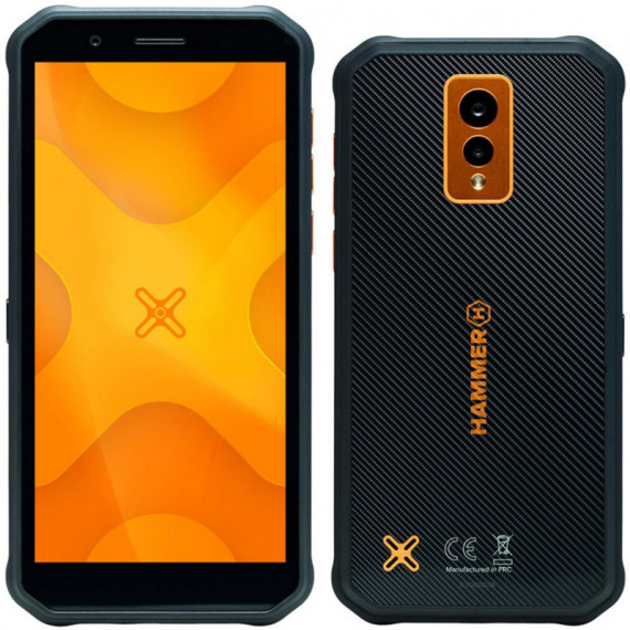 HAMMER Energy X 5.5" IPS Hd+ 4GB 64GB Nfc Negro/naranja