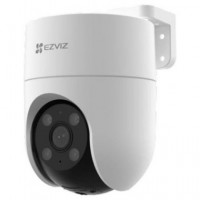 EZVIZ Camara Seguridad Externa Wifi con Sirena y Luz Full HD 360º H8C