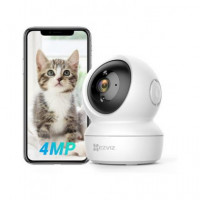 EZVIZ Camara Vigilancia Ip Wifi 2K C6N 360º Blanco