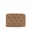 Mini Cartera Laurel con Logotipo 4G de GUESS