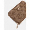 Mini Cartera Laurel con Logotipo 4G de GUESS