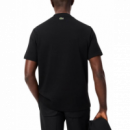 Camiseta LACOSTE Maxi Logo Frontal Negra