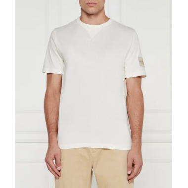 Camiseta CALVIN KLEIN Badge Tee Crema