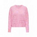 Jerséis y Sudaderas Jersey ONLY Beauty Pink Lady Multicolor