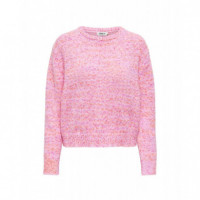 Jerséis y Sudaderas Jersey ONLY Beauty Pink Lady Multicolor